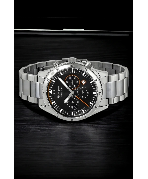 Function, 3atm, Gümüş-siyah Renk Erkek Kol Saati, Fc.13907tm.01 Sdfer133