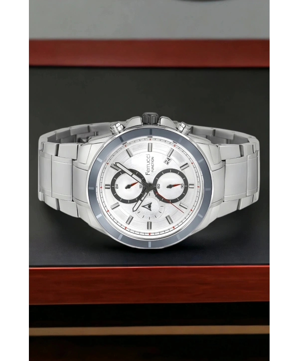 Function, 3atm, Gümüş-beyaz Renk Erkek Kol Saati, Fcf.12609fm.03 Sdfer135