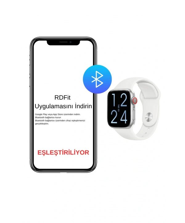 FC Smart S10 Max – Bluetooth Arama, Spor Modları, Alüminyum Kasa Akıllı Saat Gümüş-Beyaz
