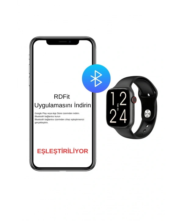 FC Smart S10 Max – Bluetooth Arama, Spor Modları, Alüminyum Kasa Akıllı Saat Siyah-Siyah