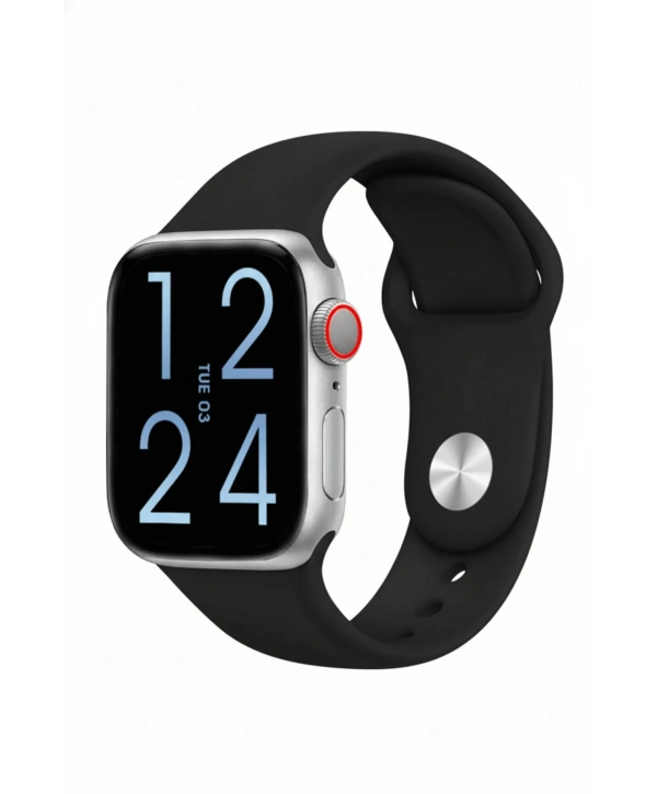 FC Smart S10 Max – Bluetooth Arama, Spor Modları, Alüminyum Kasa Akıllı Saat Siyah-Gümüş