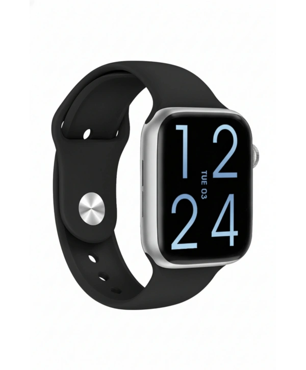 FC Smart S10 Max – Bluetooth Arama, Spor Modları, Alüminyum Kasa Akıllı Saat Siyah-Gümüş