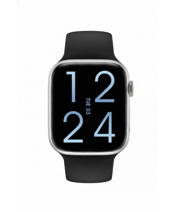 FC Smart S10 Max – Bluetooth Arama, Spor Modları, Alüminyum Kasa Akıllı Saat Siyah-Gümüş