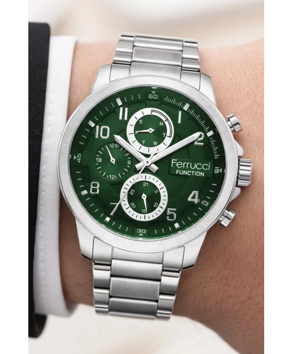 Function Erkek Kol Saati Çelik Kordon Gold Bileklik Hediyeli 3atm sdfer061