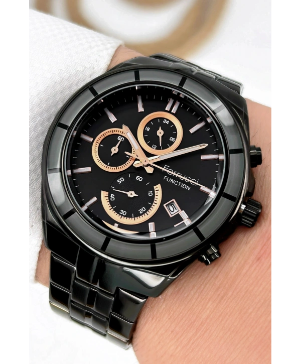 Function Erkek Kol Saati Siyah Yeni Sezon Bileklik Hediyeli 3atm Sdfer060