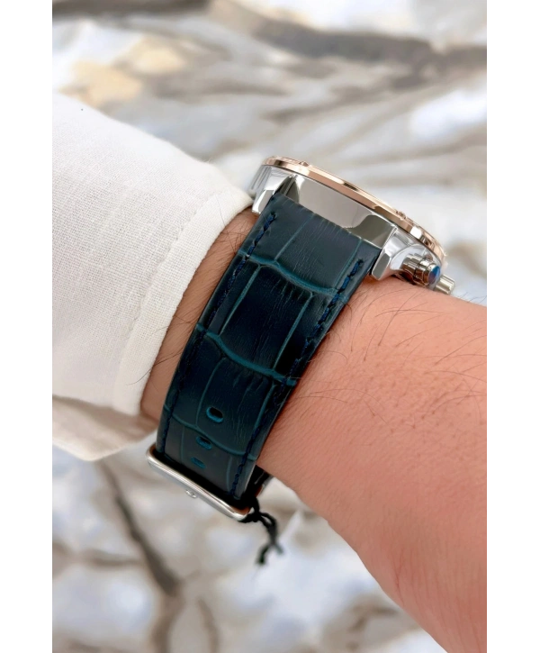 Function Lacivert Deri Kordon Erkek Kol Saati 3 Atm Suya Dayanıklı Sdfer067