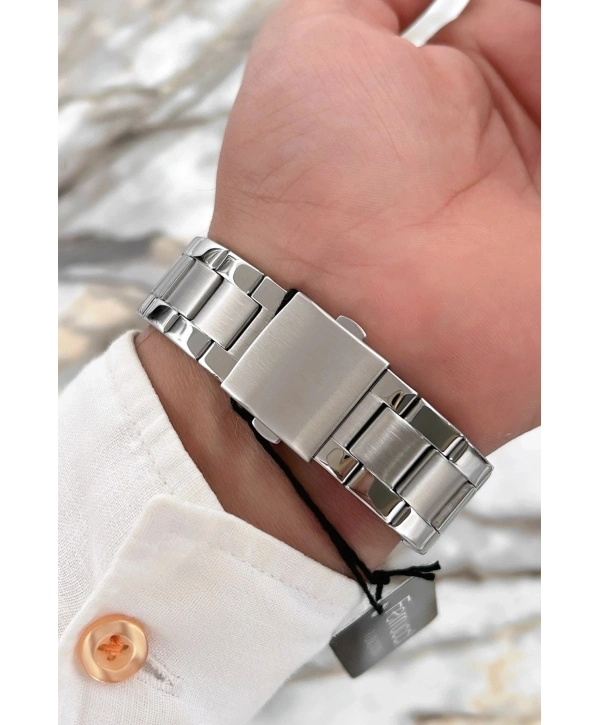 Yeni Sezon Çelik Kordon Function Erkek Kol Saati Gümüş-beyaz Sdfer071