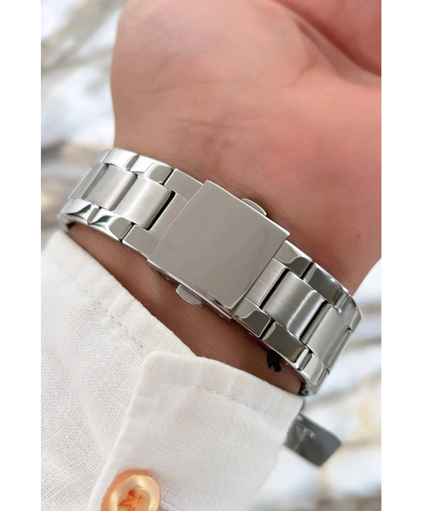 Gümüş-siyah Çelik Kordon Function Yeni Sezon Erkek Kol Saati Sdfer073