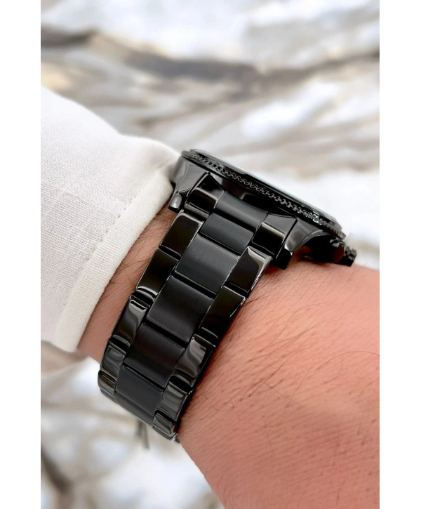 Siyah Çelik Kordon Function Yeni Sezon Erkek Kol Saati Sdfer073