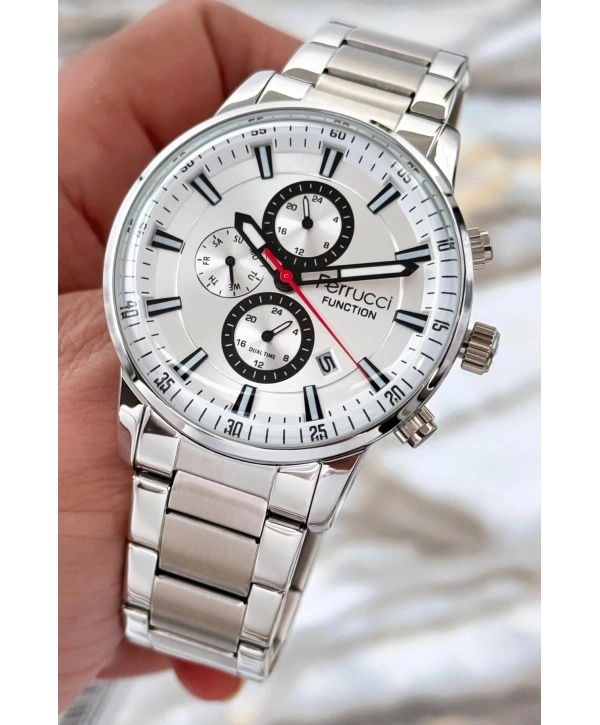 Function Erkek Kol Saati Gümüş Çelik Kordon 3atm Suya Dayanıklı Sdfer091