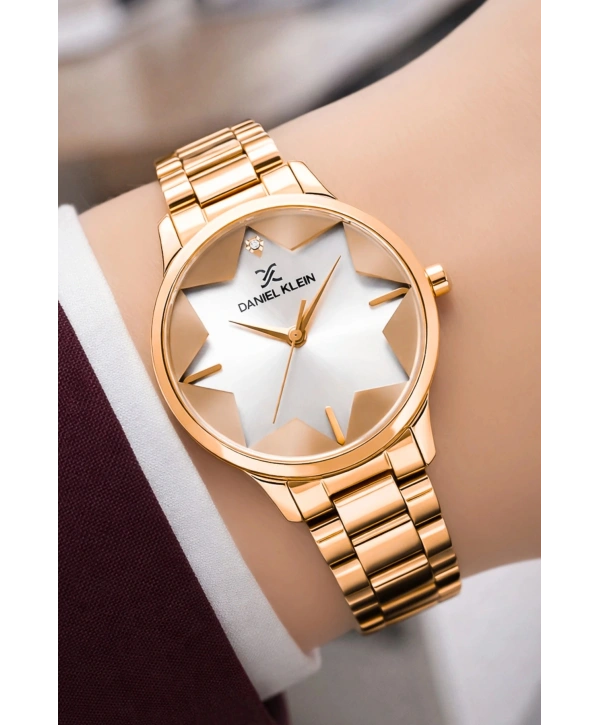 Kadın Kol Saati Rose Gold Renk Çelik Kordon&kasa Dke.1.110140-5 Sddk081