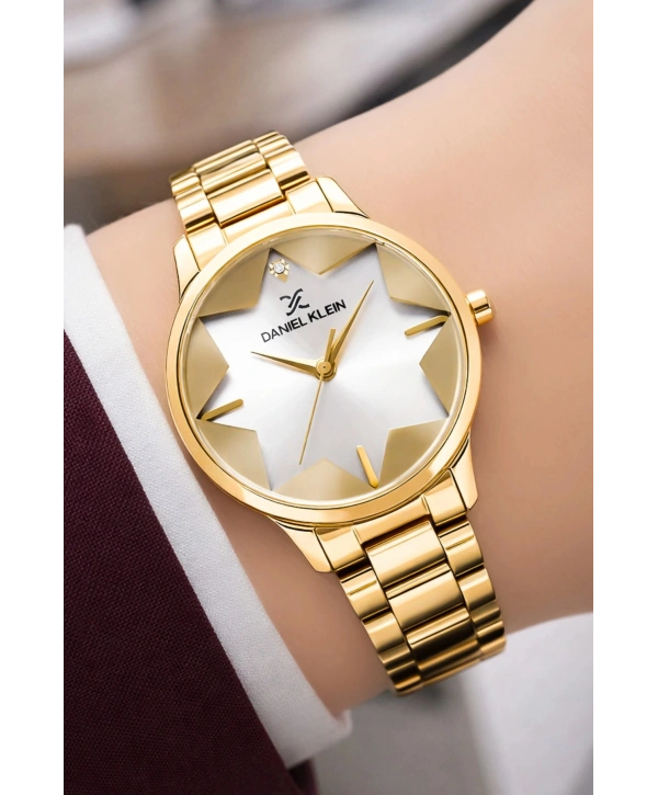 Kadın Kol Saati Gold Renk Çelik Kordon&kasa Dke.1.110140-2 Sddk081