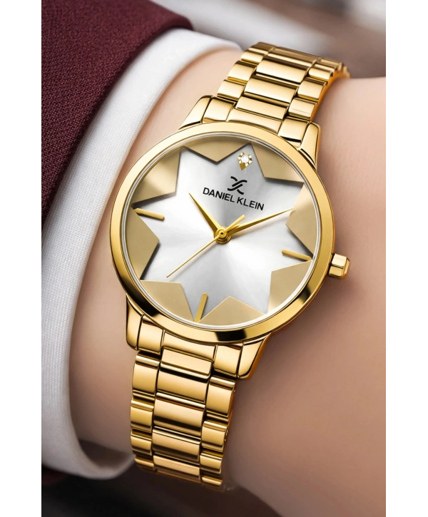 Kadın Kol Saati Gold Renk Çelik Kordon&kasa Dke.1.110140-2 Sddk081