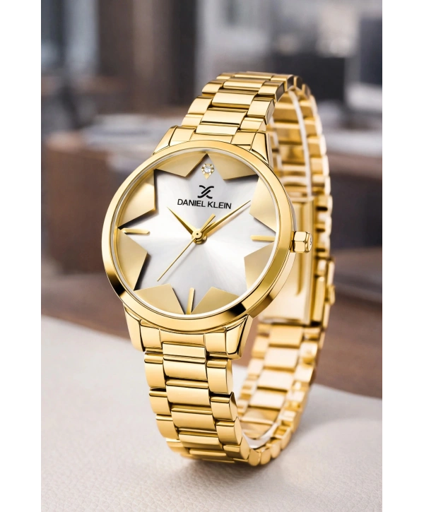 Kadın Kol Saati Gold Renk Çelik Kordon&kasa Dke.1.110140-2 Sddk081