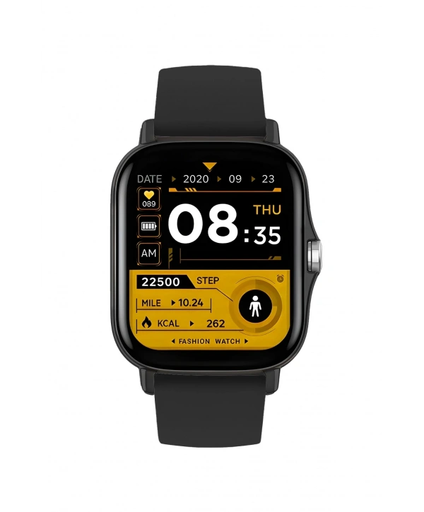 Akıllı Saat Sesli Görüşme Özellikli Spor Modlu 42mm Unisex Siyah-siyah Dw68