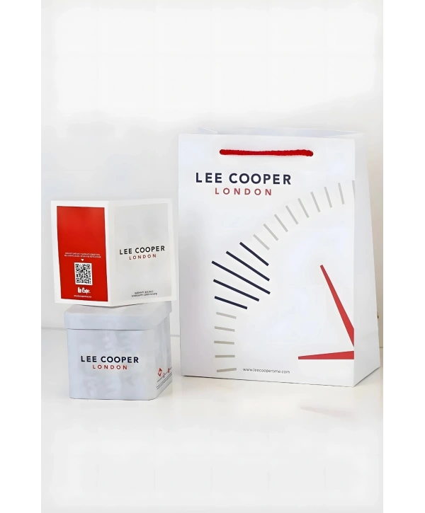 Lee Cooper Gümüş-beyaz Renk Çelik Kordon&kasa Fonksiyonlu Erkek Kol Saati 3atm Bileklik Sdlc003