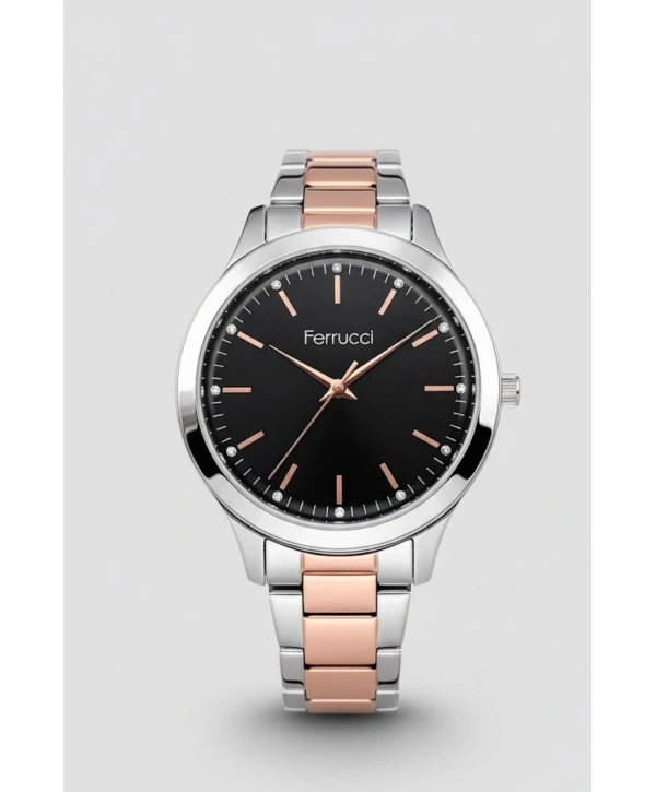 Çelik Kordon & Şık Tasarım, Kadın Kol Saati, 3ATM Suya Dayanıklı Rose-Gümüş sdfer153