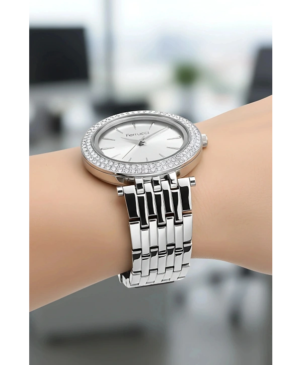 Çelik Kordon & Şık Tasarım, Kadın Kol Saati, 3ATM Suya Dayanıklı Gümüş sdfer154