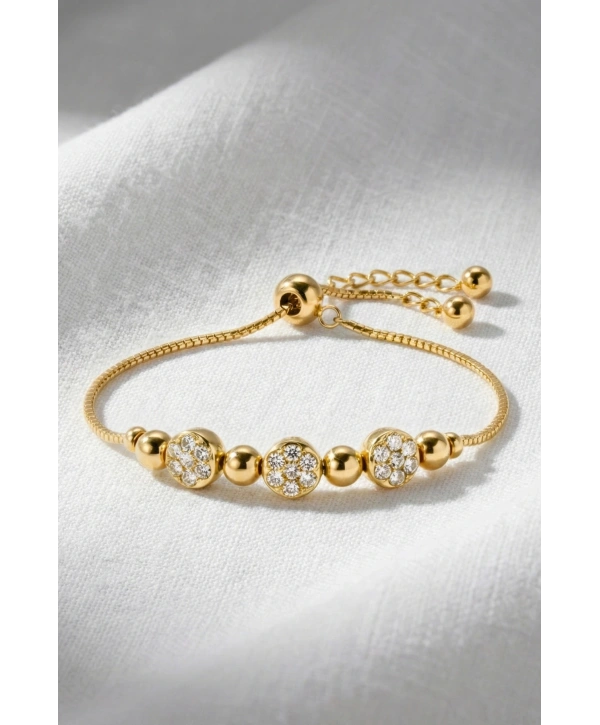 Çelik Kordon & Özel Tasarım, Kadın Kol Saati, 3atm Suya Dayanıklı Gold Sdfer156