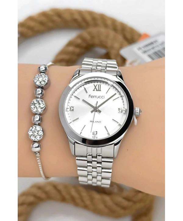 Çelik Kordon & Özel Tasarım, Kadın Kol Saati, 3ATM Suya Dayanıklı Gümüş sdfer157