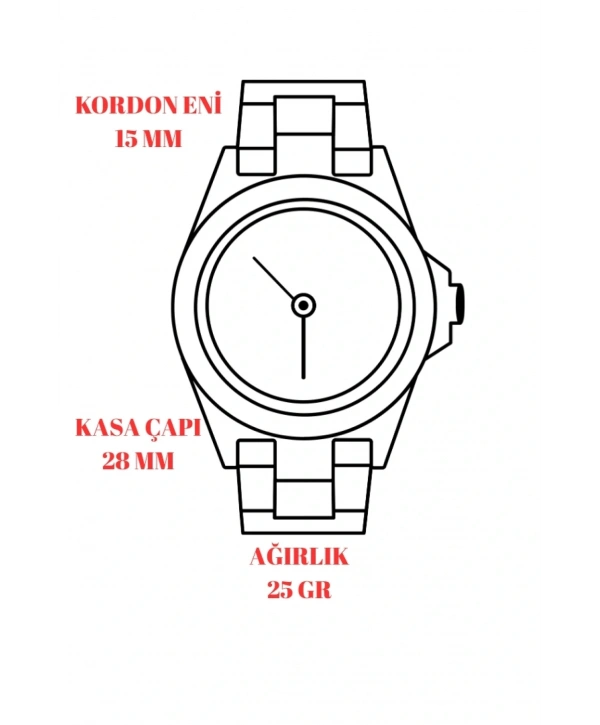 Kadın Kol Saati Rose-gümüş-siyah Renk Çelik Kordon&kasa Sddk091