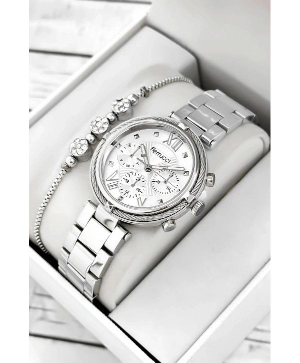 Çelik Kordon & Şık Tasarım, Kadın Kol Saati, 3atm Suya Dayanıklı Gümüş Sdfer171