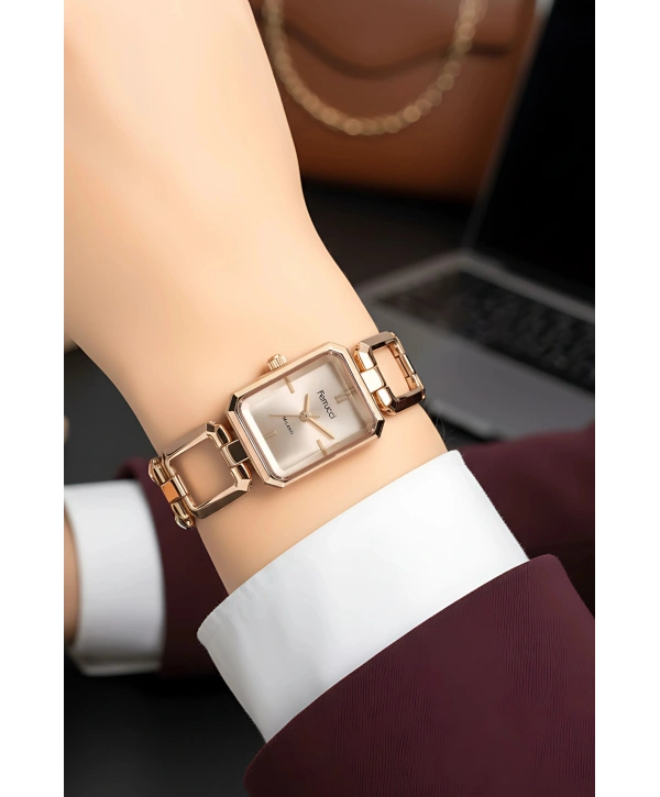 Çelik Kordon Çelik Kasa Kadın Kol Saati Rose sdfer187