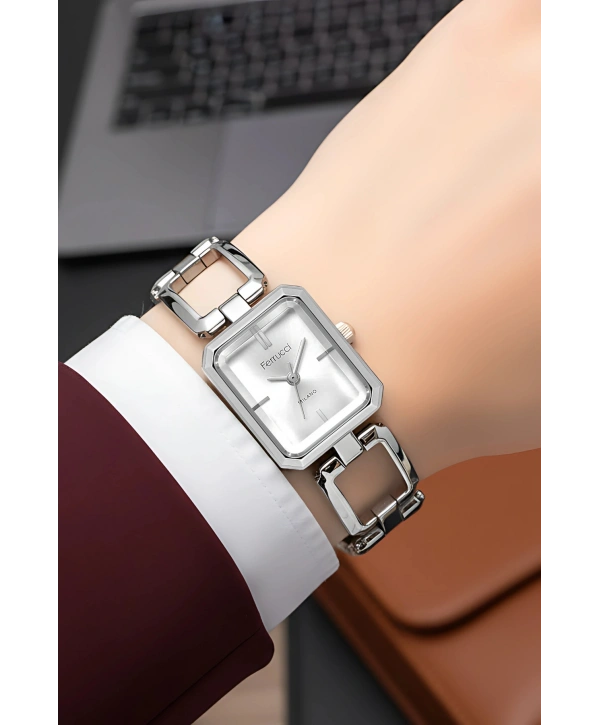 Çelik Kordon Çelik Kasa Kadın Kol Saati Gümüş sdfer187