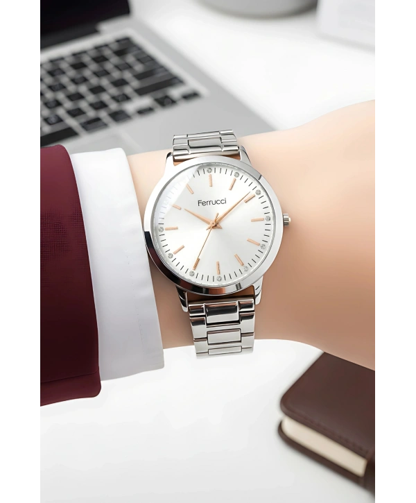 Çelik Kordon Çelik Kasa Kadın Kol Saati Gümüş sdfer189