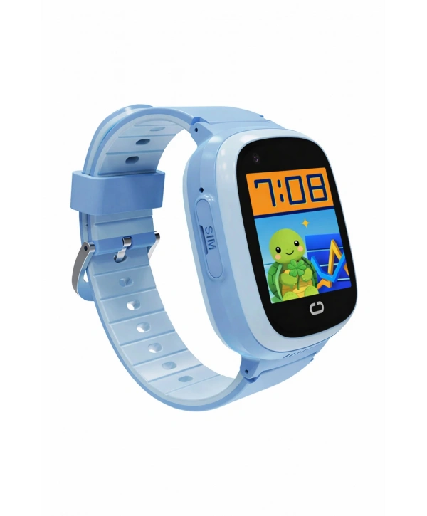 Akıllı Çocuk Saati Sesli ve Görüntülü Görüşme İP68, Sim Kart Özellikli Mavi sdyou001