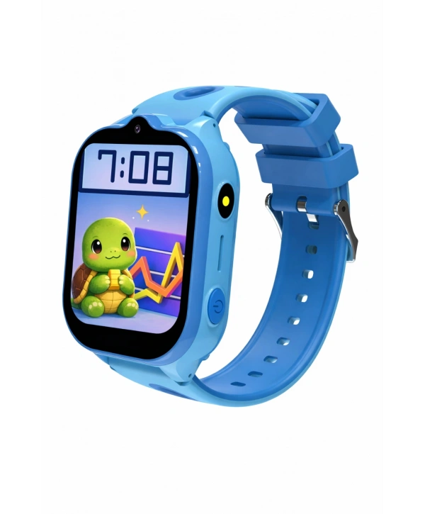 Akıllı Çocuk Saati Sesli ve Görüntülü Görüşme İP68, Sim Kart Özellikli Mavi sdyou002