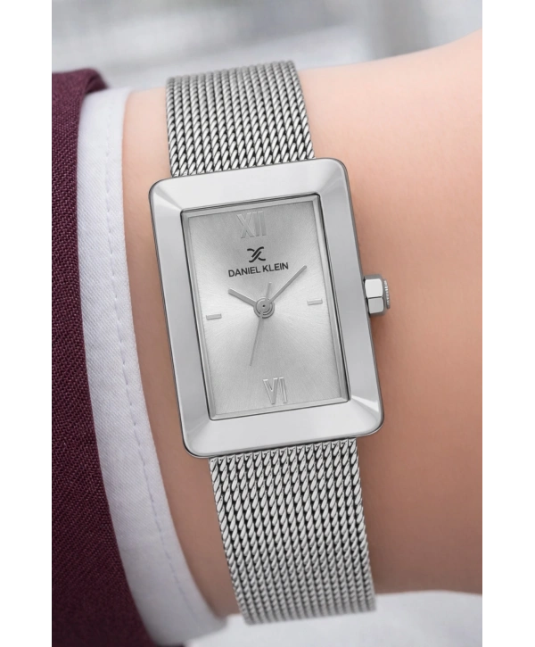 Daniel Klein Çelik Kordon Çelik Kasa Kadın Kol Saati+Bileklik Hediyeli Gümüş Renk sddk113