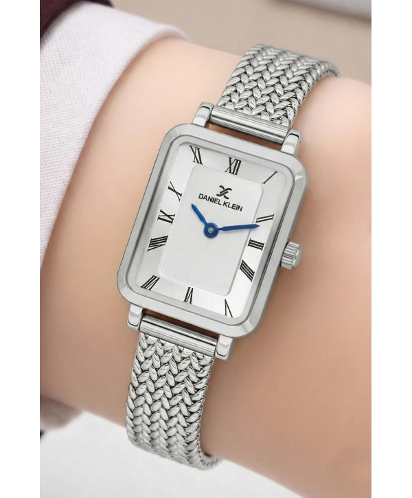 Daniel Klein Çelik Kordon Çelik Kasa Kadın Kol Saati+Bileklik Hediyeli Gümüş Renk sddk114