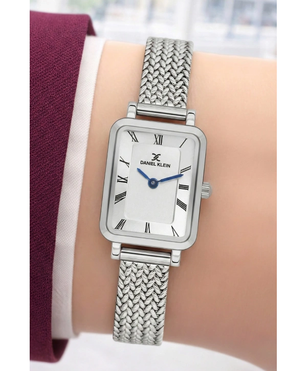 Daniel Klein Çelik Kordon Çelik Kasa Kadın Kol Saati+Bileklik Hediyeli Gümüş Renk sddk114