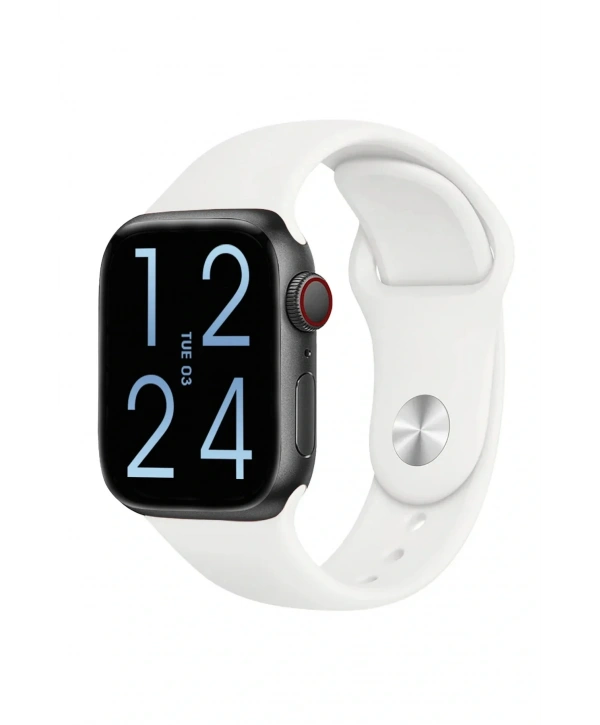 FC Smart S10 Max – Bluetooth Arama, Spor Modları, Alüminyum Kasa Akıllı Saat Siyah-Beyaz
