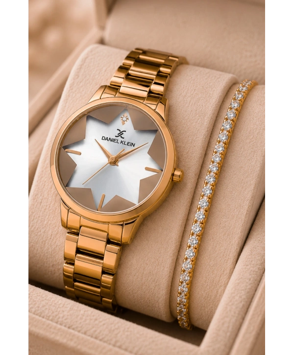 Kadın Kol Saati Rose Gold Renk Çelik Kordon&kasa Dke.1.110140-5 Sddk081