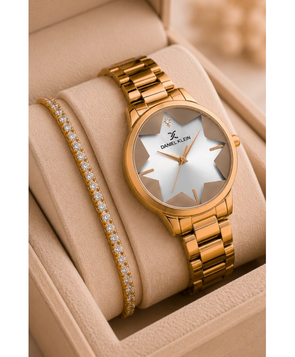 Kadın Kol Saati Rose Gold Renk Çelik Kordon&kasa Dke.1.110140-5 Sddk081