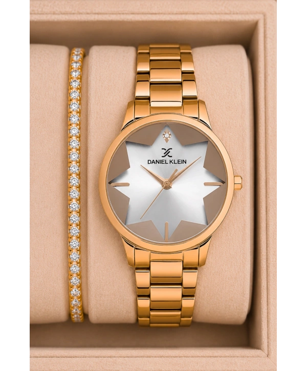 Kadın Kol Saati Rose Gold Renk Çelik Kordon&kasa Dke.1.110140-5 Sddk081