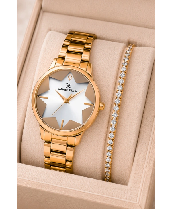 Kadın Kol Saati Rose Gold Renk Çelik Kordon&kasa Dke.1.110140-5 Sddk081