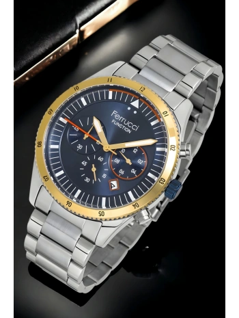 Function, 3atm, Gümüş-gold Renk Erkek Kol Saati, Fc.13907tm.04 Sdfer133