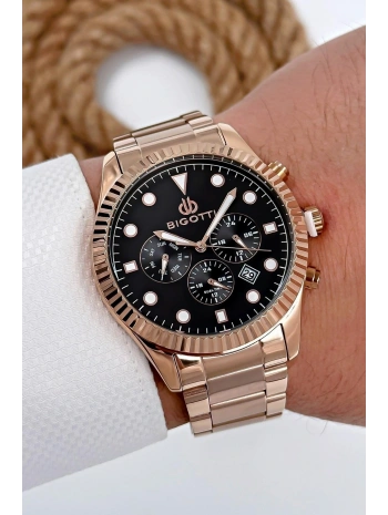 Erkek Kol Saati Tüm Fonksiyonlar Aktif Rose Gold Sdb001