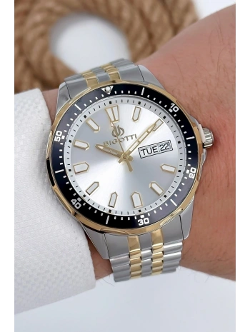 Erkek Kol Saati Tüm Fonksiyonlar Aktif Gümüş-altın Sdb002