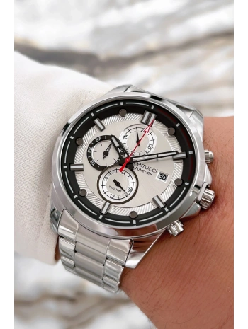 Yeni Sezon Çelik Kordon Function Erkek Kol Saati Gümüş-beyaz Sdfer071