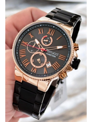 Çelik Kordon Function Erkek Kol Saati Siyah 3atm Suya Dayanıklı Sdfer089