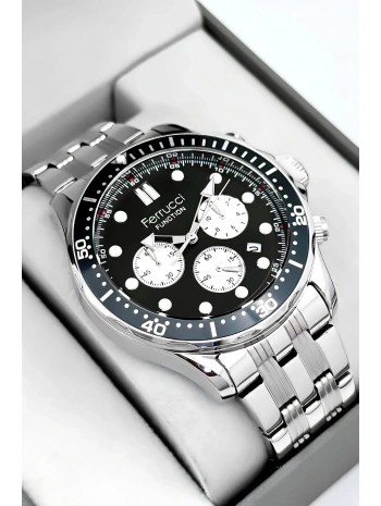 Function Erkek Kol Saati Gümüş-yeşil Çelik Kordon 3atm Suya Dayanıklı Sdfer095