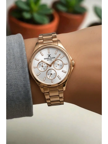 Kadın Kol Saati Rose Renk Çelik Kordon&kasa Dke.1.10473.5 Sddk068
