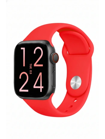 Fc Smart S10 Max – Bluetooth Arama, Spor Modları, Alüminyum Kasa Akıllı Saat Kırmızı-Siyah