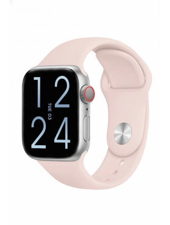 FC Smart S10 Max – Bluetooth Arama, Spor Modları, Alüminyum Kasa Akıllı Saat Pudra-Gümüş