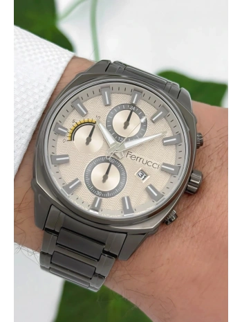 3atm Suya Dayanıklı Erkek Kol Saati, Çelik Kordon & Özel Tasarım, Füme Sdfer160