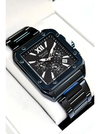 Function Erkek Kol Saati, Çelik Kordon 3atm Suya Dayanıklı Lacivert Sdfer168